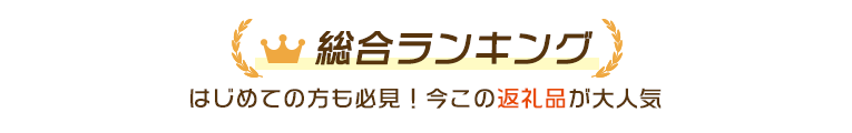 返礼品 総合ランキング商品